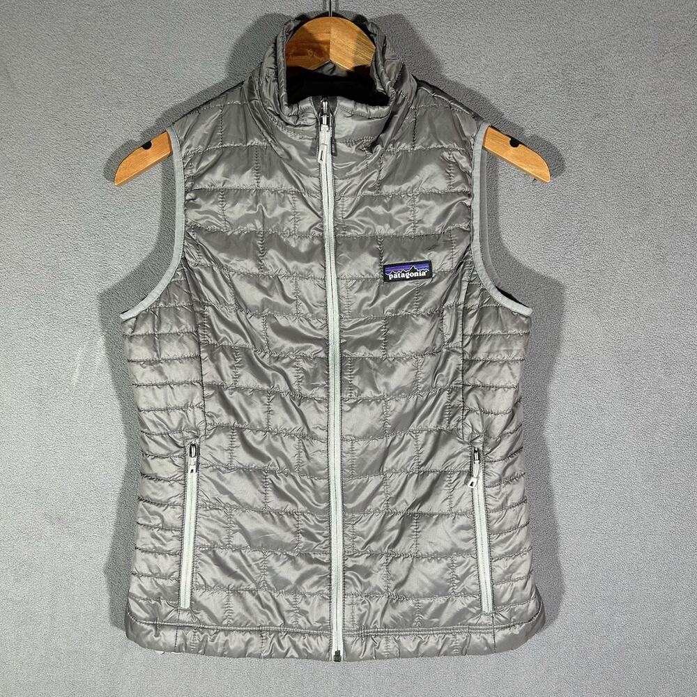 Patagonia Women’s Nano Puff Insulated Vest Gray Prima-loft Size Small